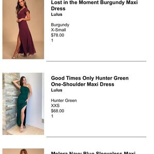 Good Times Only Hunter Green One-Shoulder Maxi Dress
